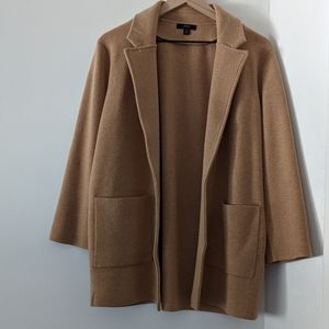 J. Crew Tan Sweater Blazer Size M